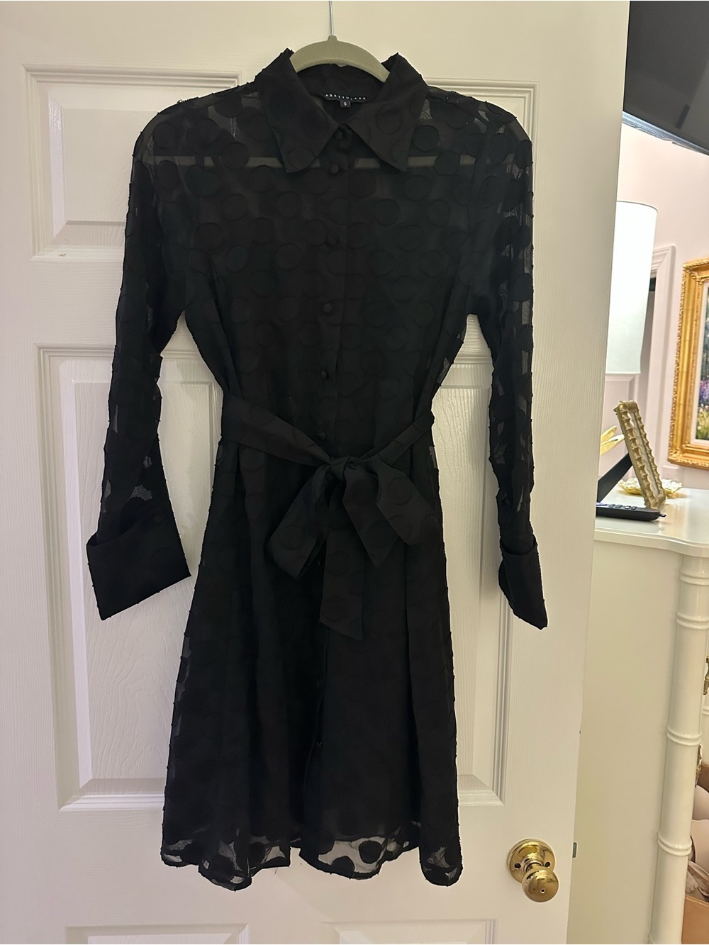 Abbey Glass Belted Dress